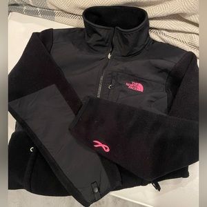 Women’s The North Face Breast Cancer fleece zip up jacket